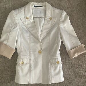 Bebe collection satin blazer